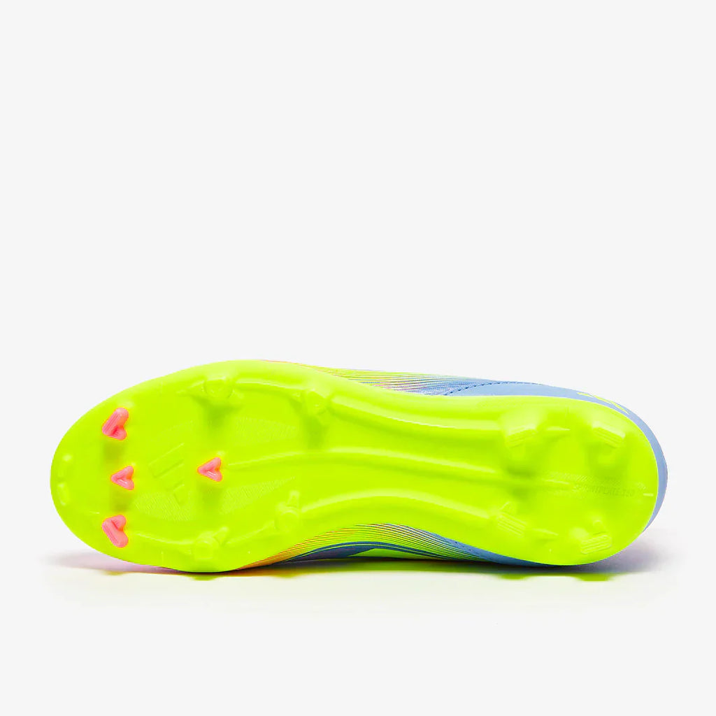 حذاء كرة قدم F50 League Laceless FG للأطفال من أديداس
