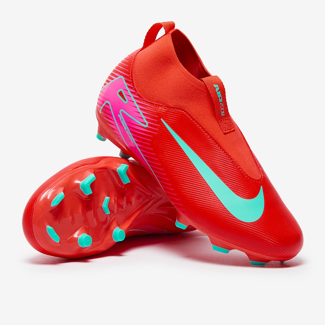 حذاء كرة قدم Air Zoom Mercurial Superfly 10 Academy FG/MG للأطفال من نايكي