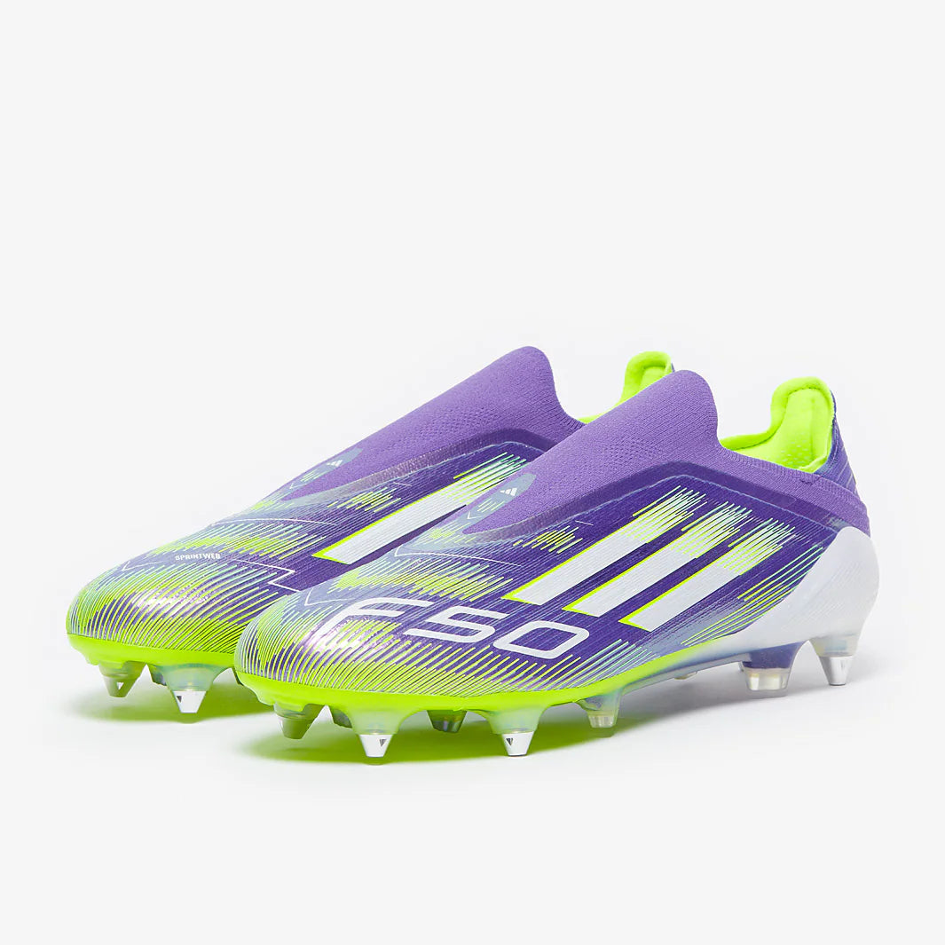 حذاء كرة قدم F50 Elite Laceless SG من أديداس