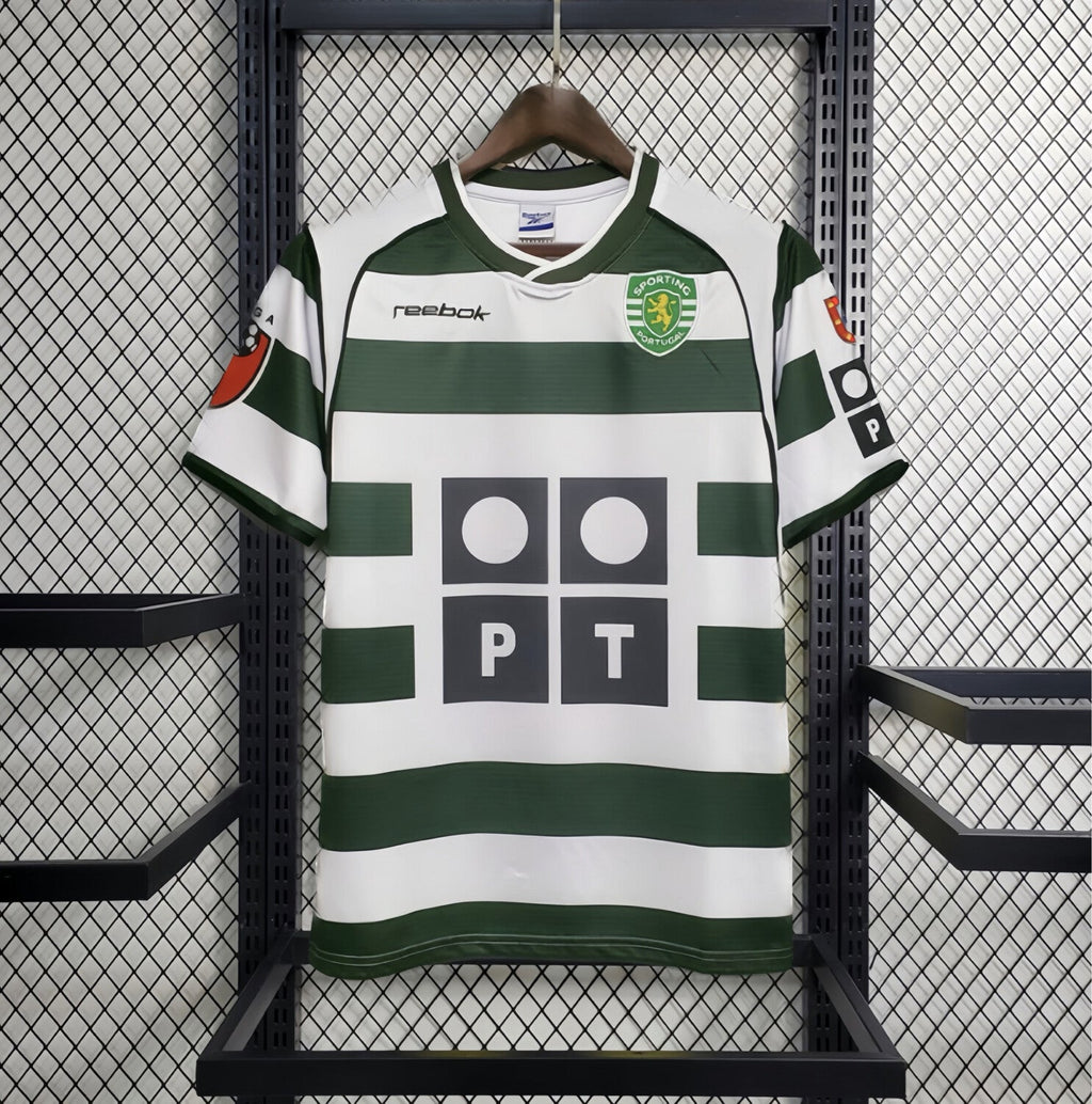 قميص Sporting 2001-2002 Home