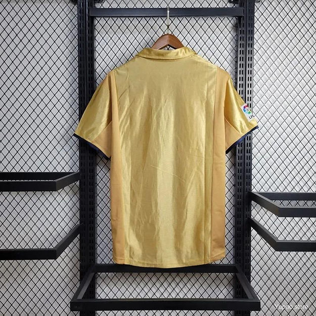 Barcelona 2001-2002 Away Kit Gold