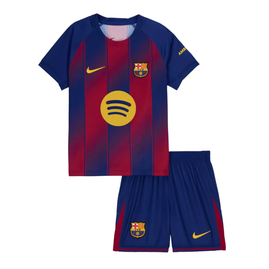 قميص FC Barcelona Home 25-26 Mini Set & Short