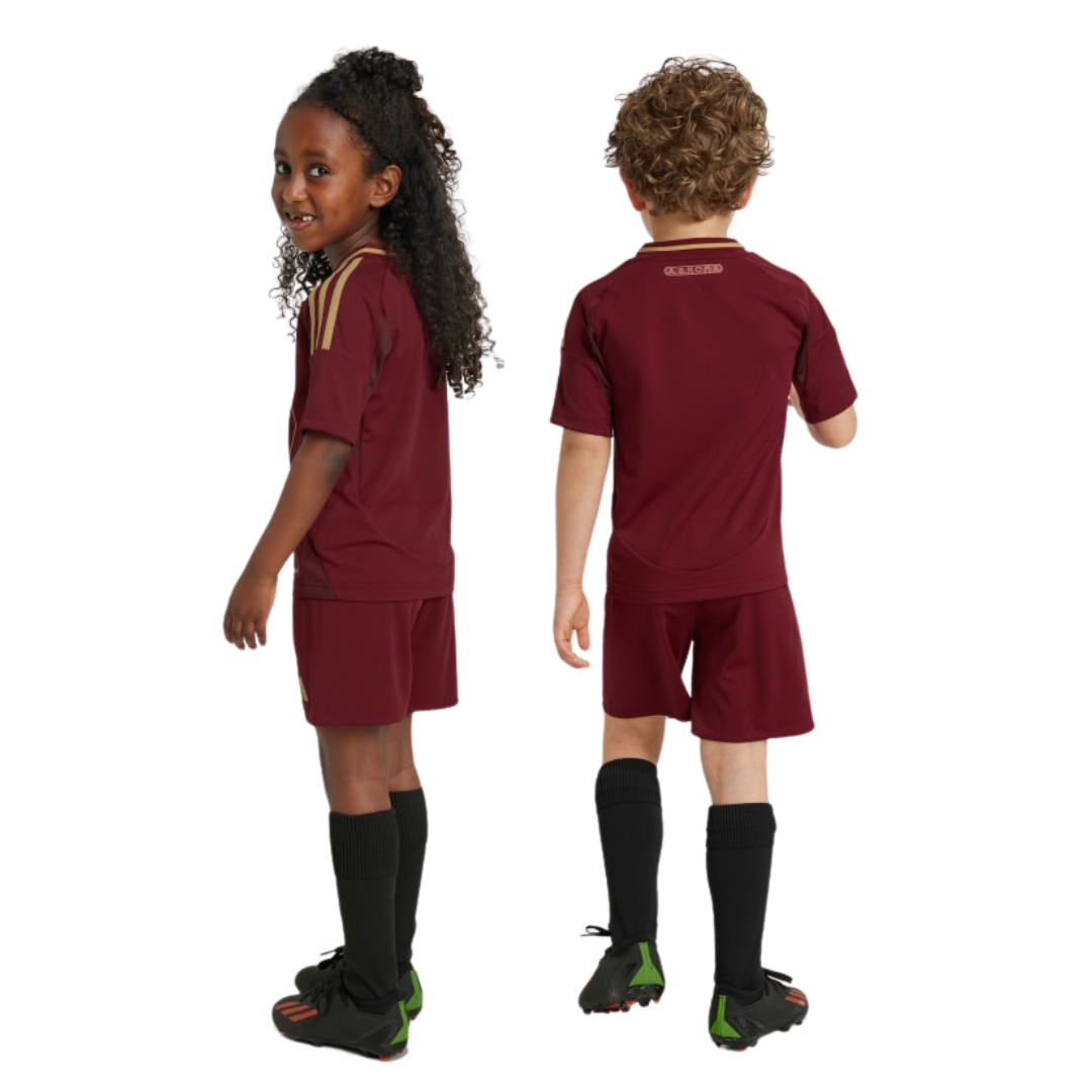 قميص AS Roma 24-25 Home Mini Full Set & Short