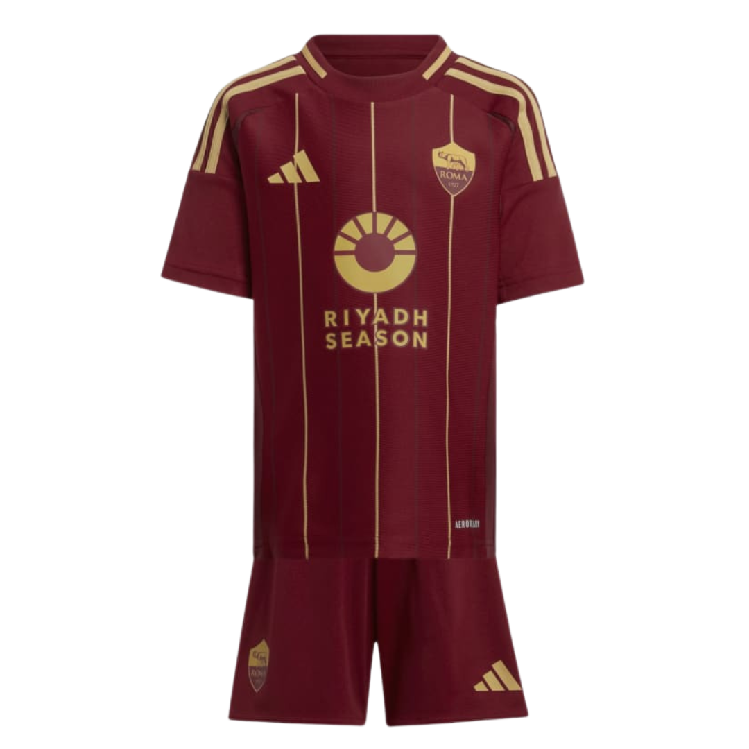 قميص AS Roma 24-25 Home Mini Full Set & Short