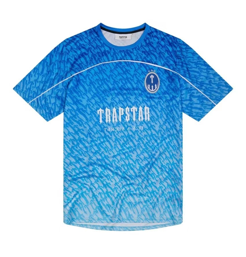 قميص Trapstar Monogram Football Blue
