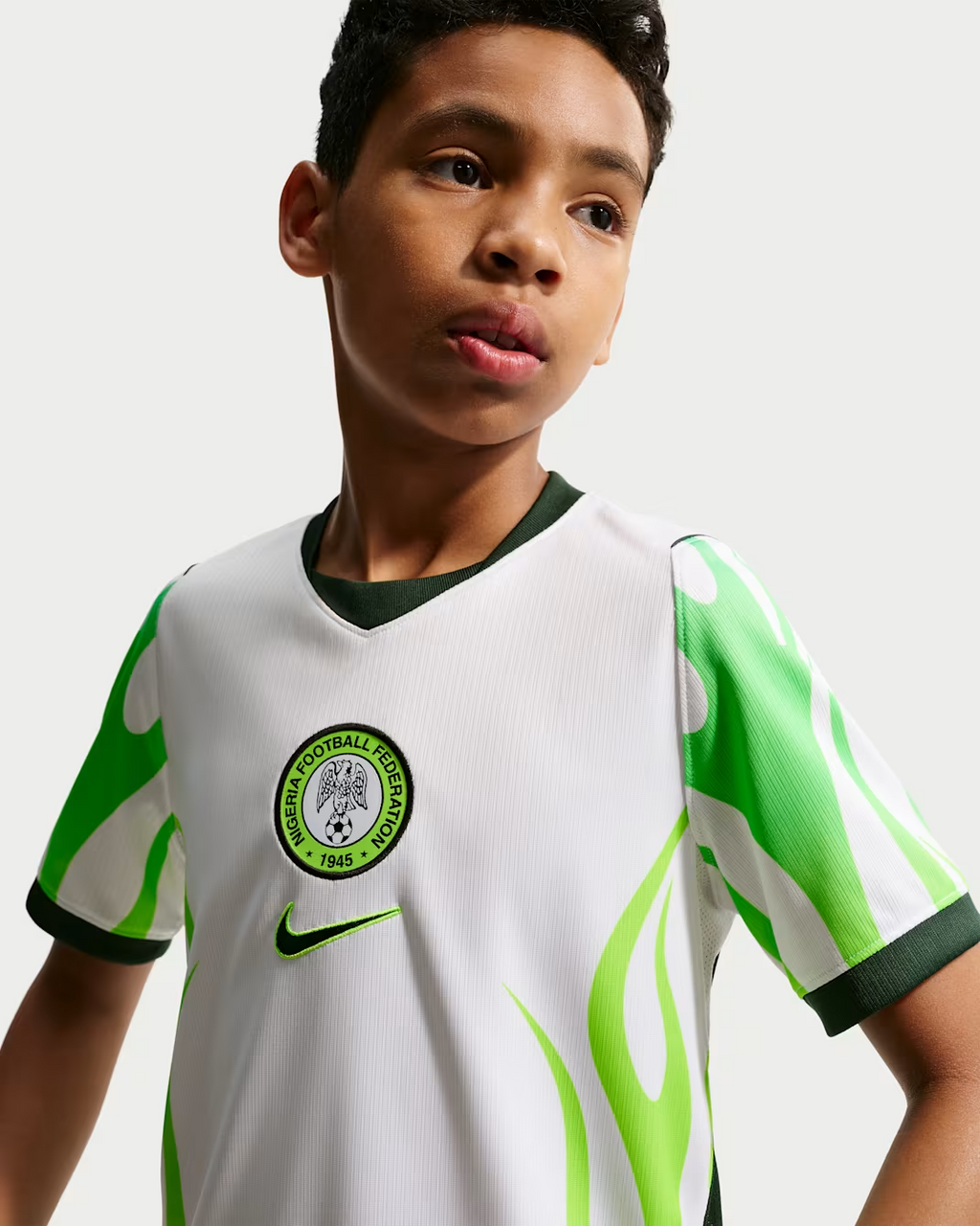قميص Nigeria 2026 Stadium Away Mini Full Set & Shorts