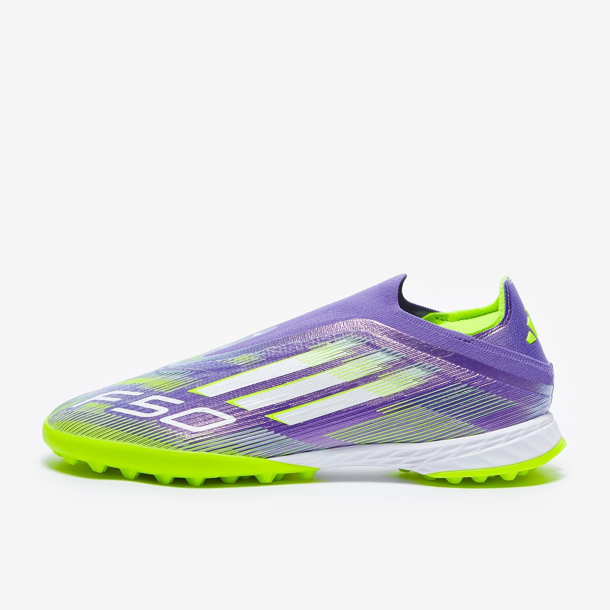 حذاء كرة قدم F50 Pro Laceless TF من أديداس