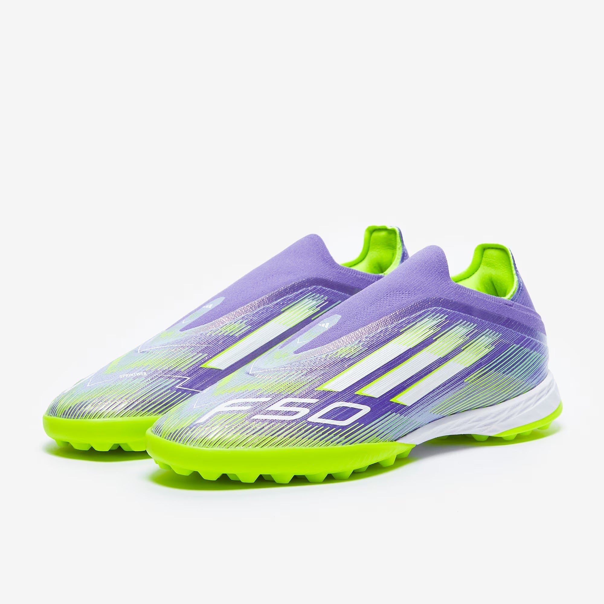 حذاء كرة قدم F50 Pro Laceless TF من أديداس