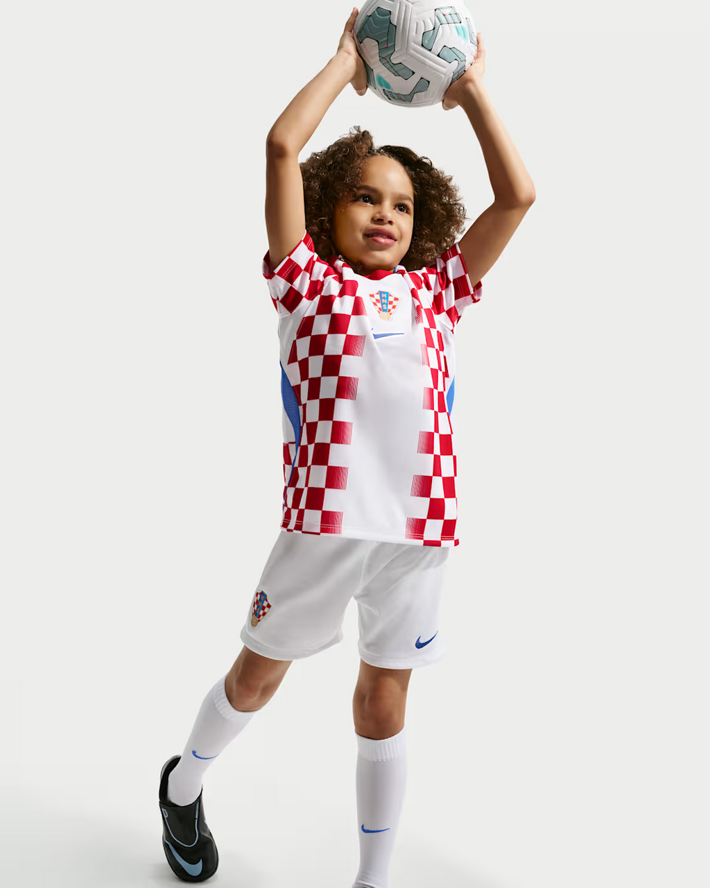 قميص Croatia 2026 Stadium Home Mini Full Set & Shorts