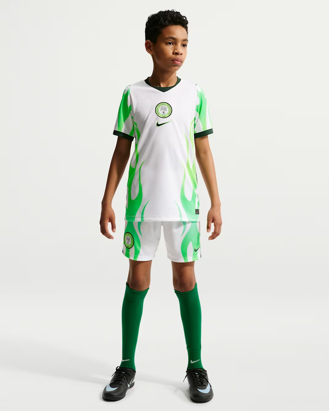 قميص Nigeria 2026 Stadium Away Mini Full Set & Shorts