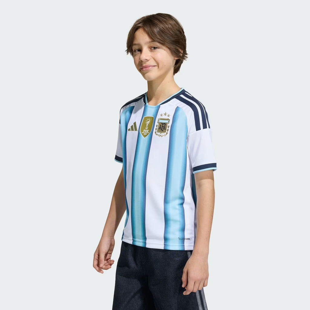 قميص Argentina 26 Home Mini Full Set & Shorts للأطفال