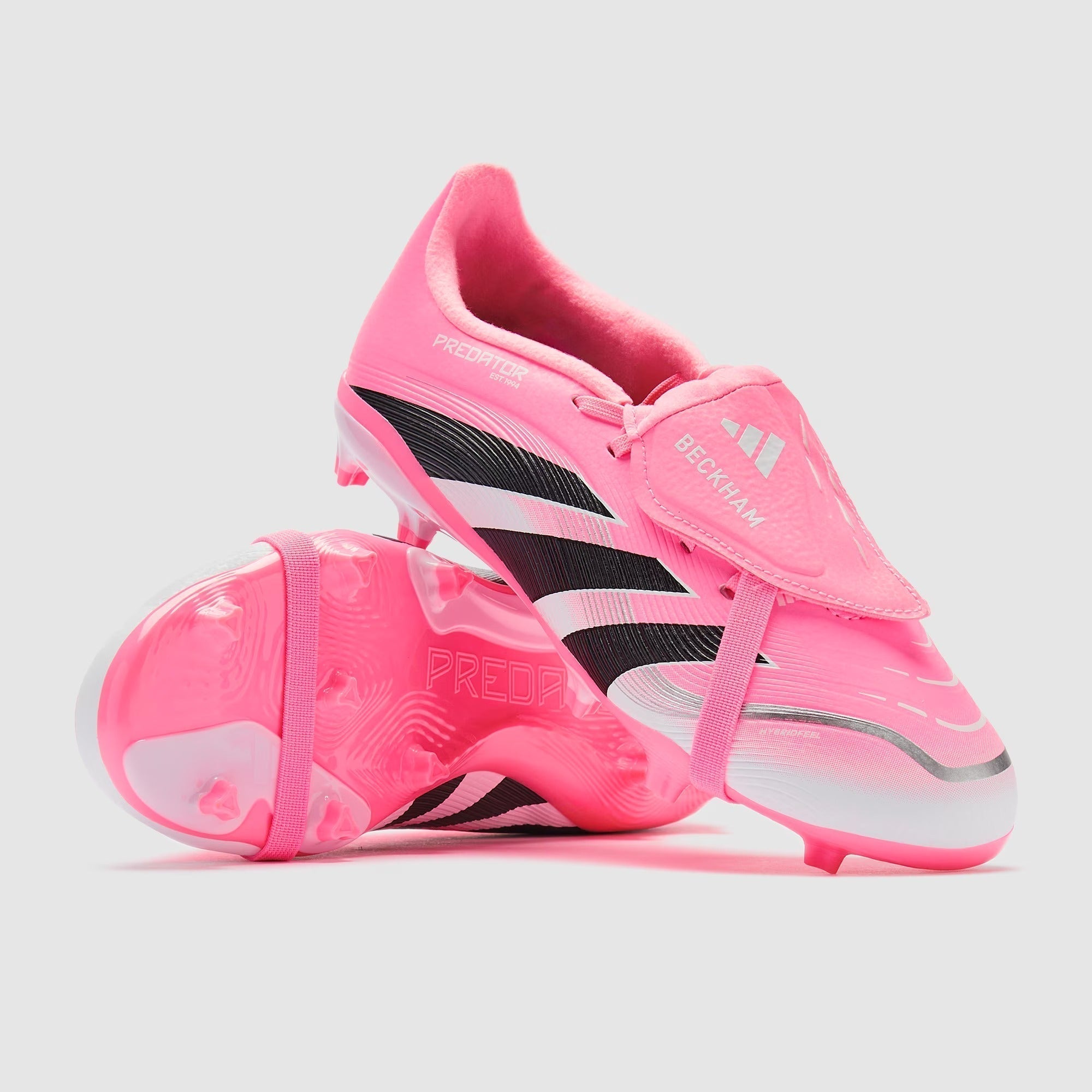 حذاء كرة قدم Predator League Tongue x Beckham FG/MG للأطفال من أديداس