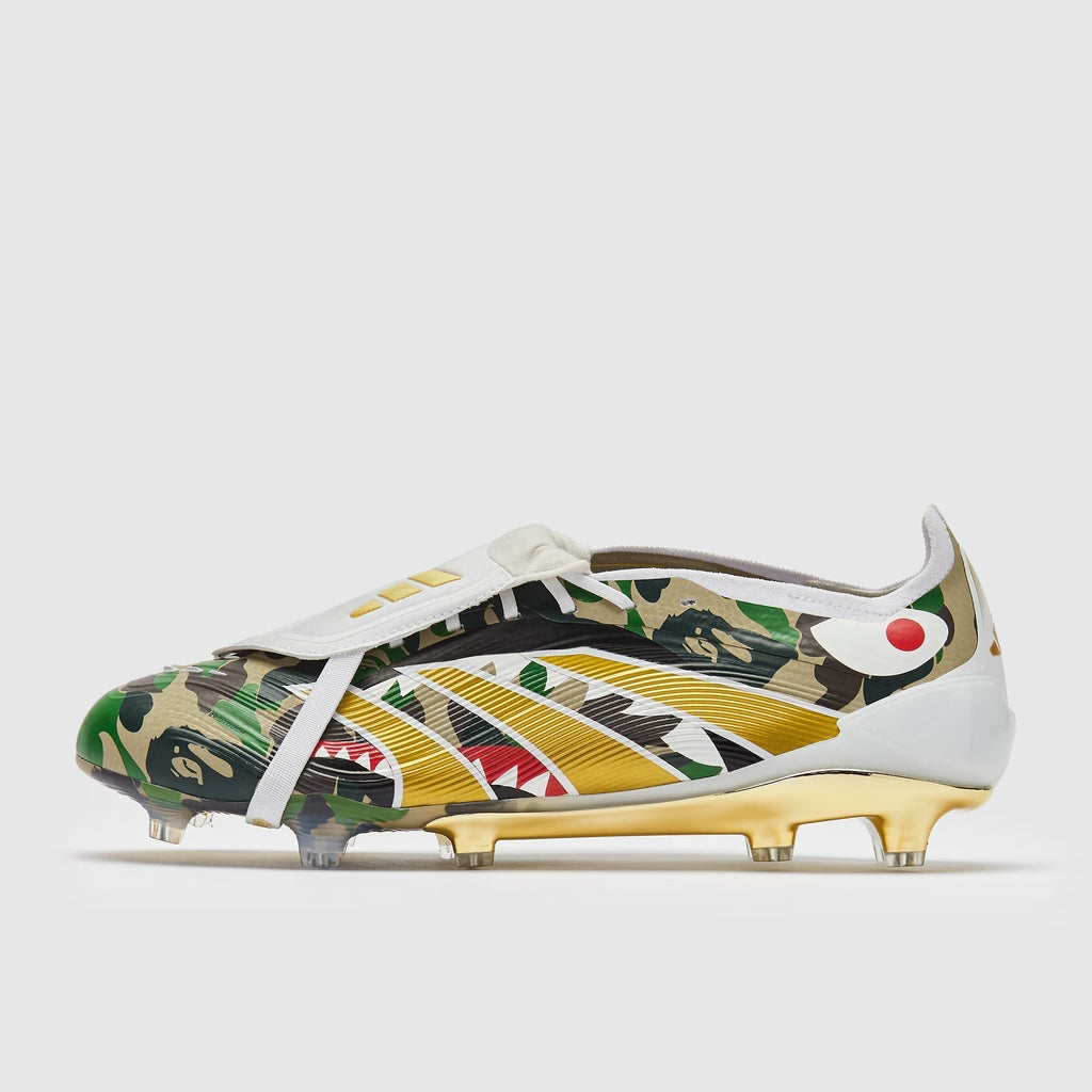 حذاء كرة قدم Predator Elite Tongue x BAPE FG من أديداس