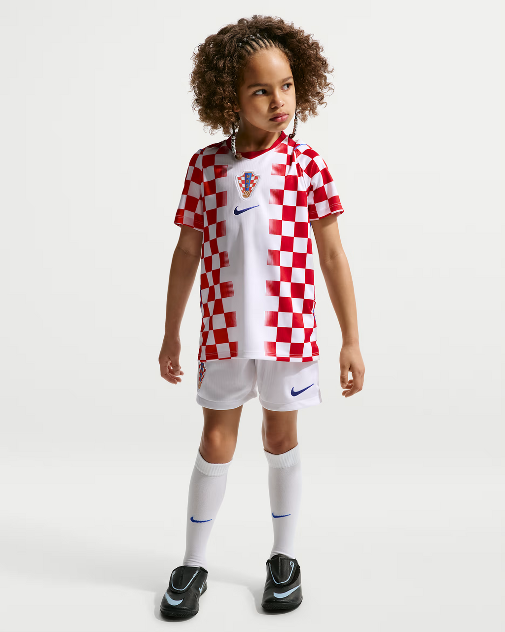 قميص Croatia 2026 Stadium Home Mini Full Set & Shorts