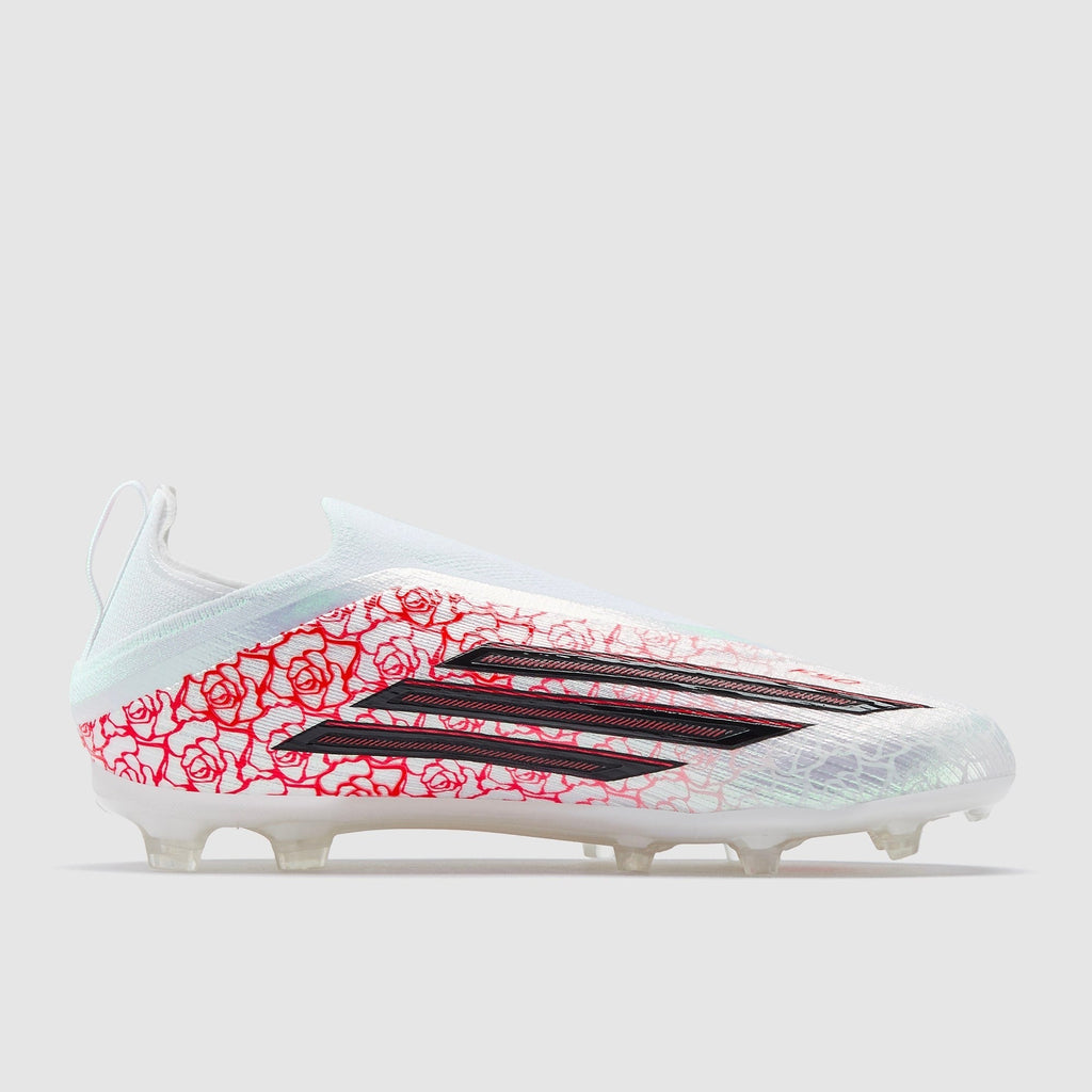 حذاء كرة قدم F50 Elite Laceless x Lamine Yamal FG للأطفال من أديداس