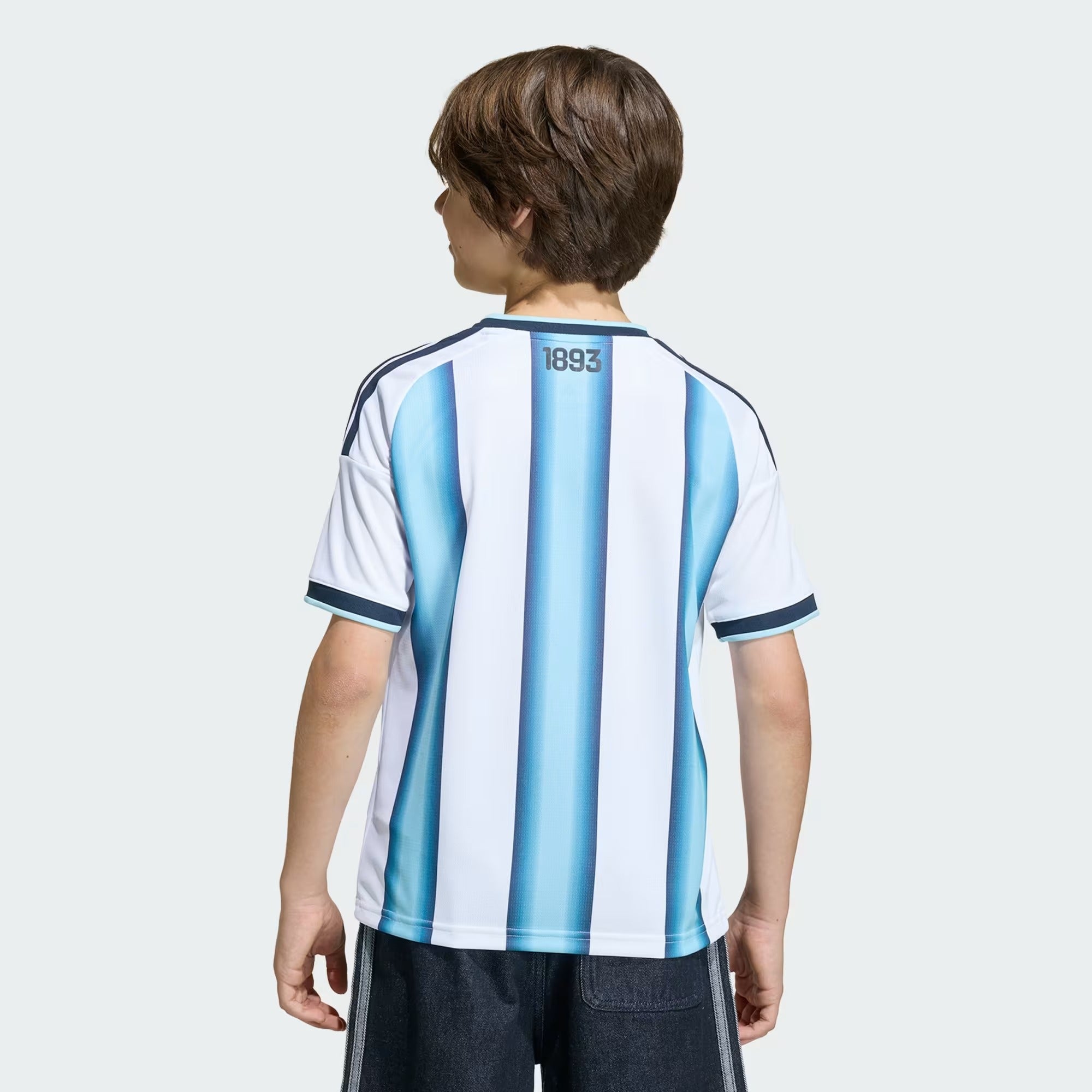 قميص Argentina 26 Home Mini Full Set & Shorts للأطفال