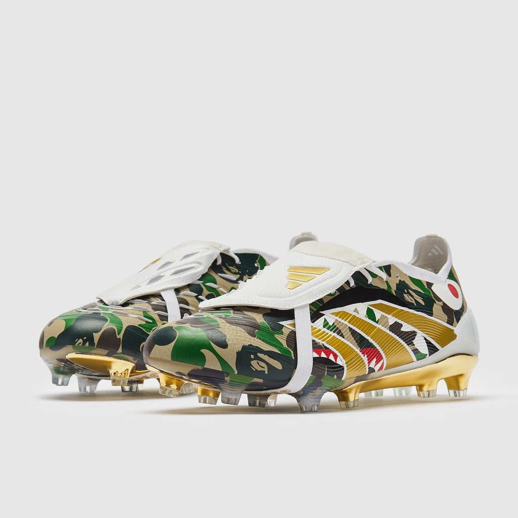 حذاء كرة قدم Predator Elite Tongue x BAPE FG من أديداس