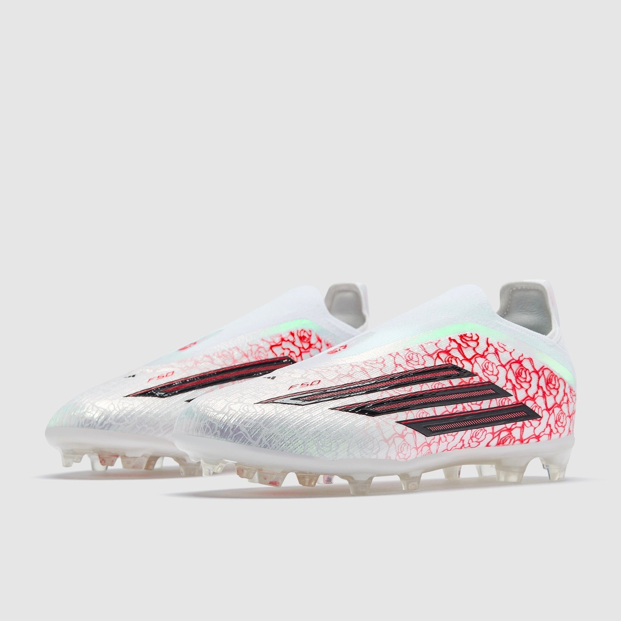 حذاء كرة قدم F50 Elite Laceless x Lamine Yamal FG للأطفال من أديداس
