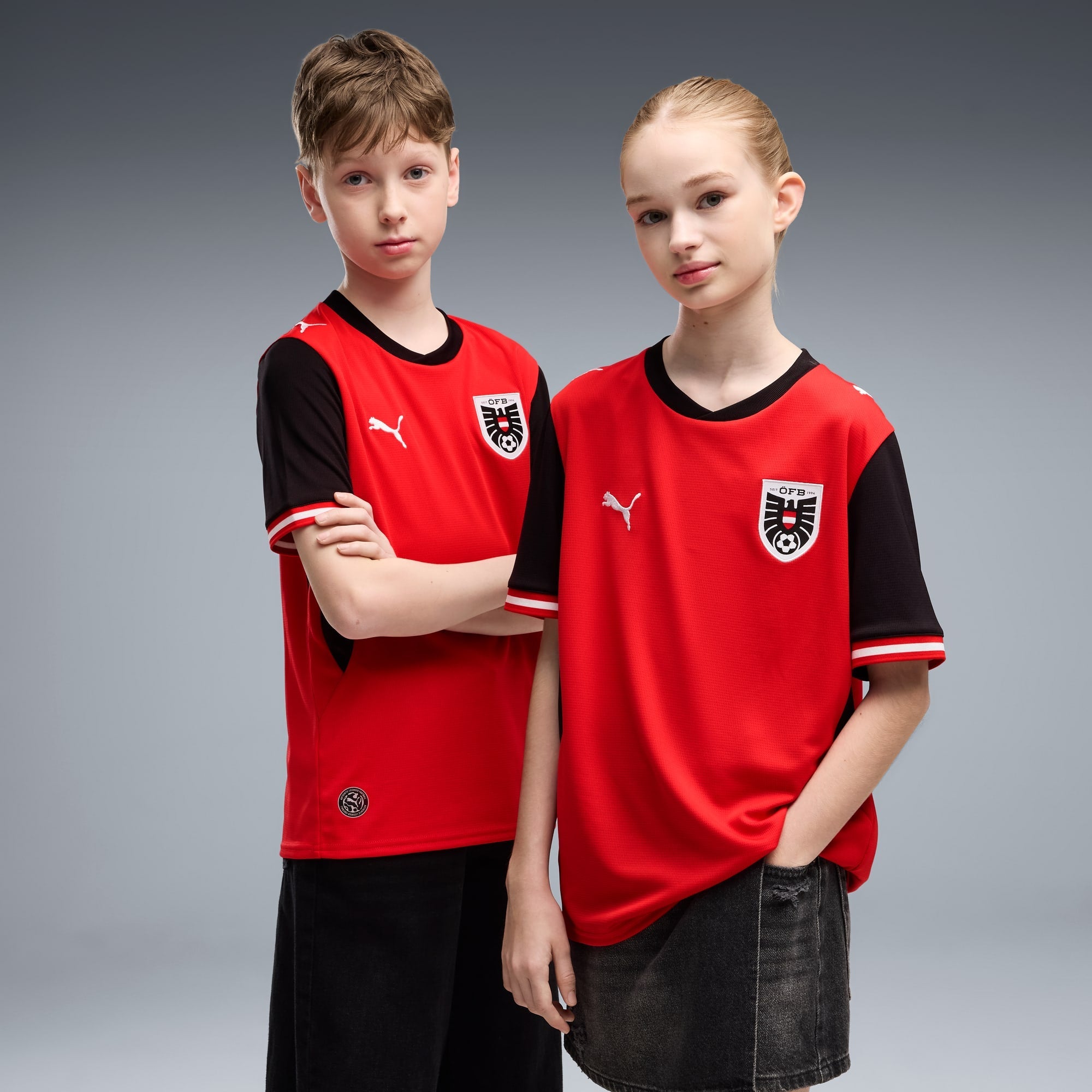 قميص Austria 26 Home Mini Full Set & Shorts