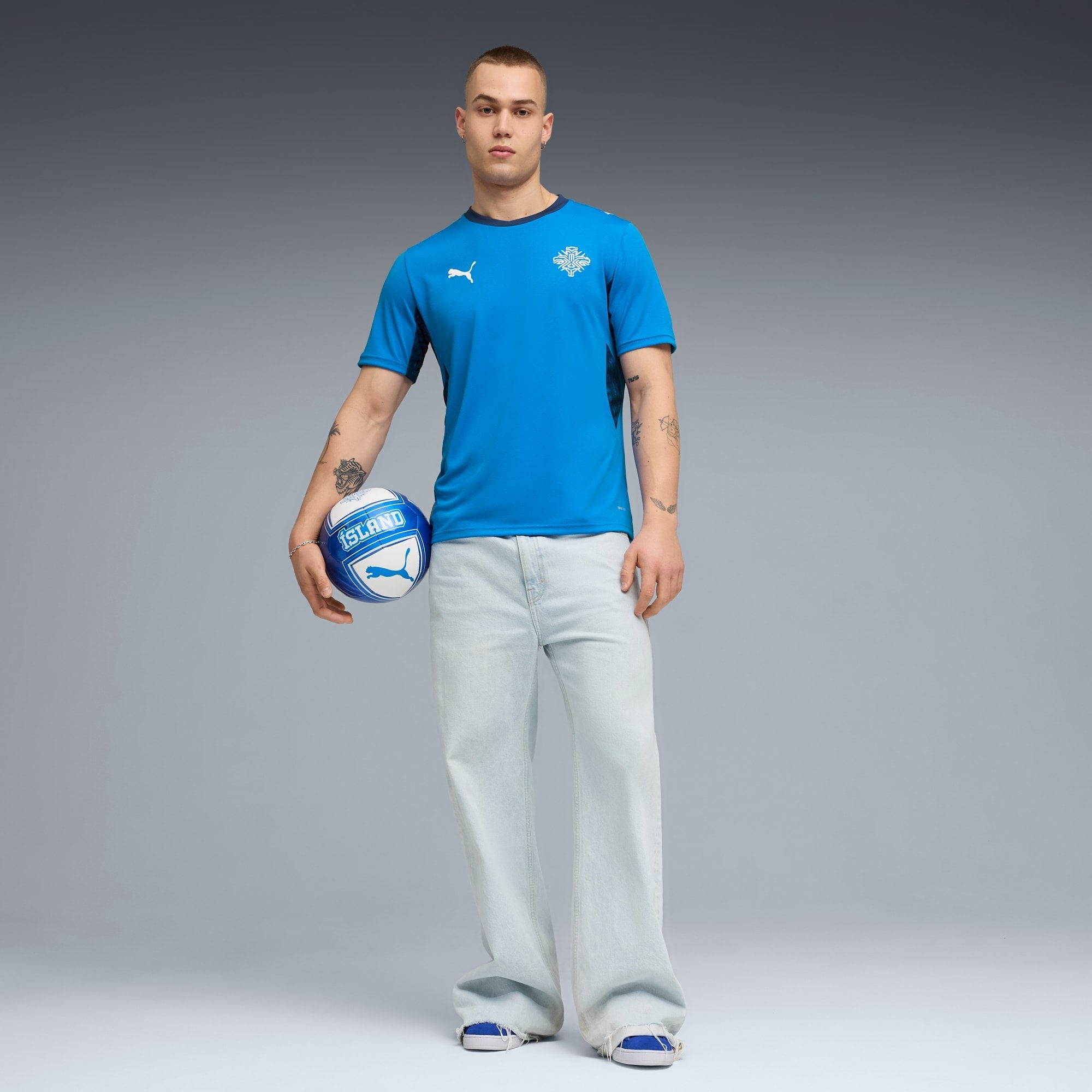 Iceland 26 Home Jersey