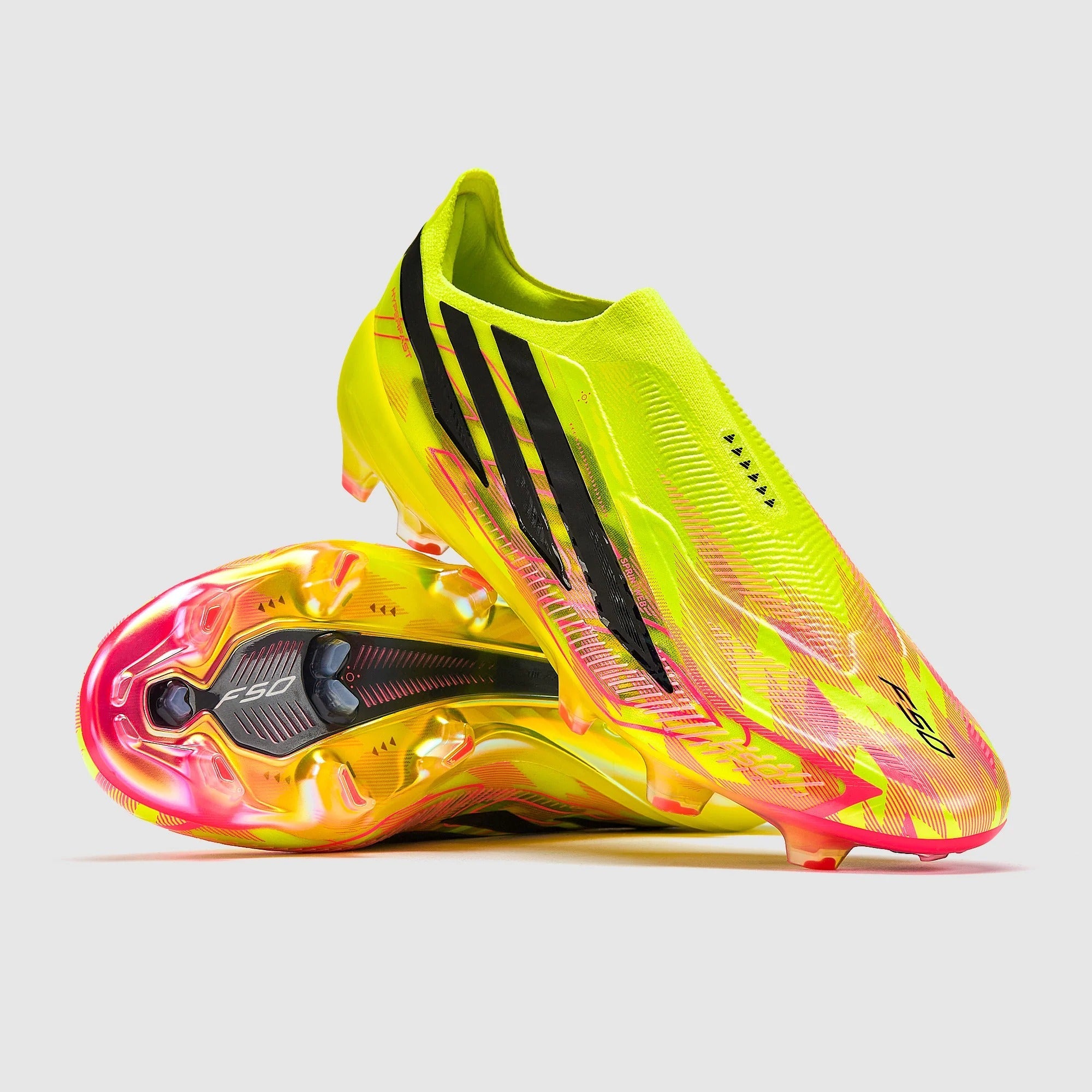 حذاء كرة قدم F50 Hyperfast Elite Laceless FG من أديداس