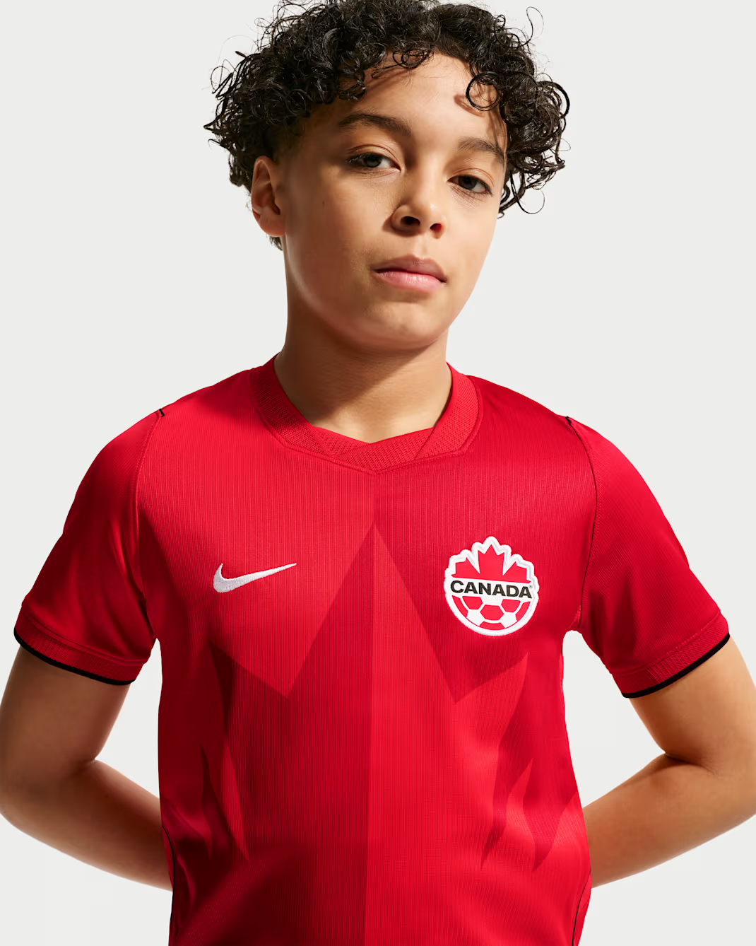 قميص Canada 2026 Stadium Home Mini Full Set & Shorts