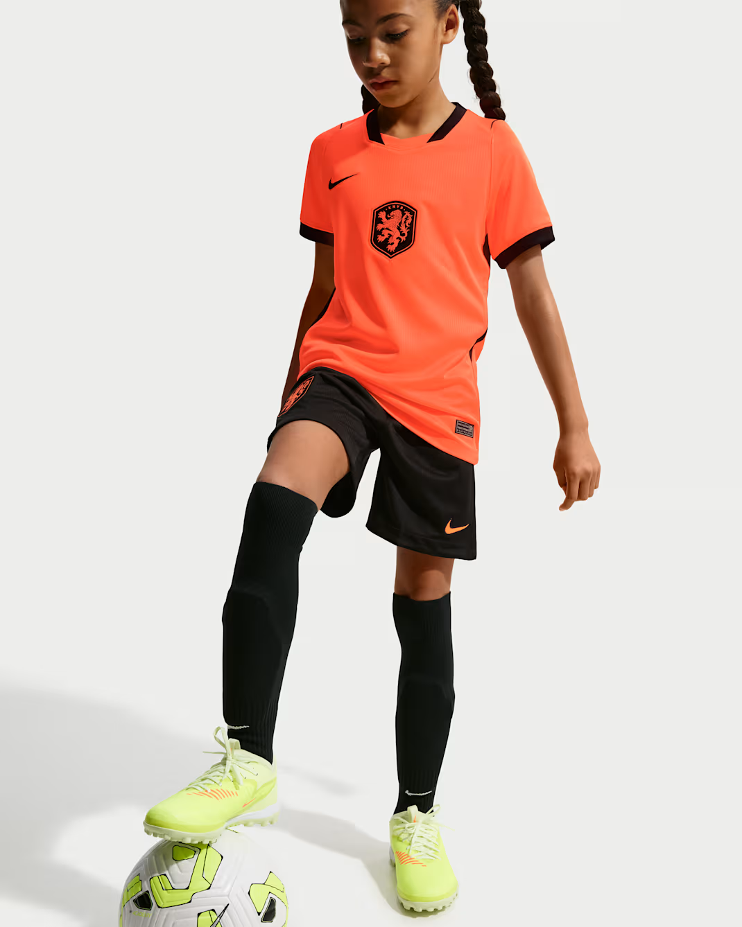 قميص Netherlands 2026 Stadium Home Mini Full Set & Shorts